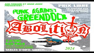 ABOLITION Fr live at Punk Against Greendock Paris  LESSpace 14 06 2024 [upl. by Mccurdy]