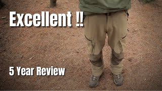 Winter Bushcraft Gear  Ridgeline Pintail Pants  5 Year Review [upl. by Spain]