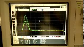 Optical signal from OSRAM 905nm pulsed laser diode 1nsec 10kHz [upl. by Debra435]