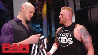 Heath Slater becomes a referee Raw Dec 3 2018 [upl. by Samira]