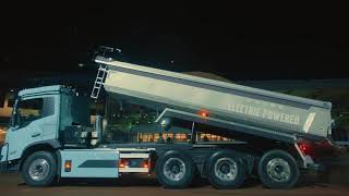 Volvo Trucks – Volvo FMX Electric tipper A closer look [upl. by Ainotal349]