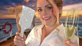 ASMR Luxus Spa Massage Face Treatment amp Friseur am Kreuzfahrtschiff ⚓ [upl. by Kenison]