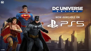 DC Universe Online  PS5 Launch Trailer [upl. by Esimaj]