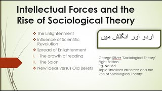 Intellectual forces amp Rise of Sociological theorySocial Theory part 1 from Book of George Ritzer [upl. by Lucio402]