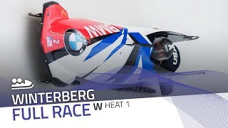 Winterberg  BMW IBSF World Cup 20182019  Womens Bobsleigh Heat 1  IBSF Official [upl. by Ahseikan]