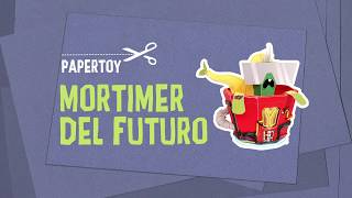 Tutorial Papertoy Puerto Papel  Mortimer del Futuro  12 [upl. by Hcone]