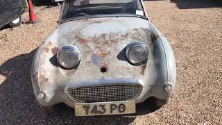 AUSTIN HEALEY FROGEYE SPRITE 1959 [upl. by Nerret]