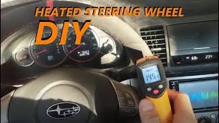 DIY Heated Steering Wheel  Step By Step [upl. by Eldreda]