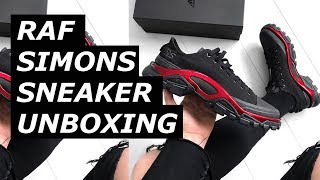 NEW RAF SIMONS  Sneaker Unboxing  Review Hypebeast  Gallucks [upl. by Herculie]