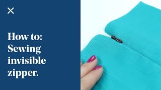 How To Sewing Invisible Zipper [upl. by Ial]