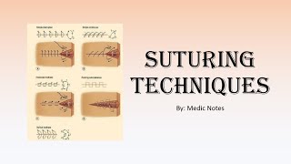 Suturing techniques comprehensive overview  interrupted continuous mattress sutures [upl. by Aymahs722]