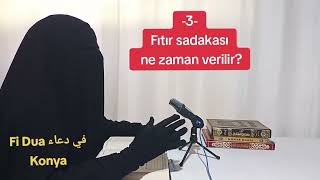 Fıtır sadakası  fitre ne zaman verilir [upl. by Heyes575]