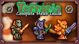 COMPLETE Melee Guide for Terraria 144 [upl. by Hestia53]