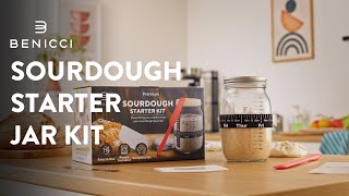 Ultimate Sourdough Starter Jar Kit  Perfect Set to Build Your Own Sourdough Starter amp Bread Baking [upl. by Annabella]