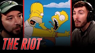 Homer Simpson has Stopped Strangling Bart on The Simpsons  The RIOT [upl. by Aihseit198]