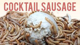 10000 Mealworms Vs Cocktail Sausage [upl. by Tiossem]