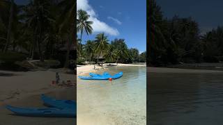 😍STUNNING BEACH IN MOOREA TAHITI🇵🇫 shorts moorea tahiti [upl. by Tomasina]