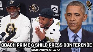 Coach Prime amp Shilo Sanders RESPOND to Obama After BIG Win vs Arizona [upl. by Esikram]