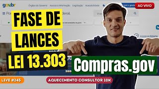 COMO VENCER PREGÃO DA LEI 13303 NO PORTAL COMPRASGOV COMPRASNET  Live 245 [upl. by Nyrek538]