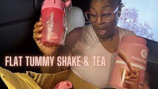 femaletrucker Unboxing Flat Tummy Tea amp Flat Tummy Shake flattummy [upl. by Mellman]