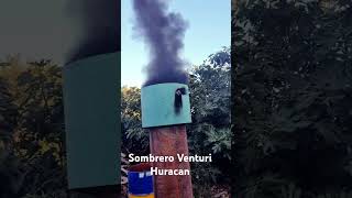 Chiminea Venturi Huracan chiminea humo viento sin humo [upl. by Neelhtak]