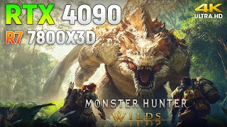 Monster Hunter Wilds Beta  RTX 4090 24GB l 4K [upl. by Franni]