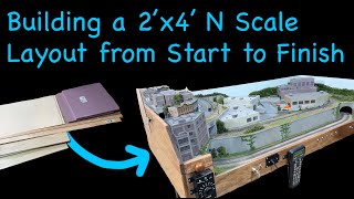 Building a 2x4 N Scale Layout From Start to Finish Series Compilation [upl. by Gertie339]