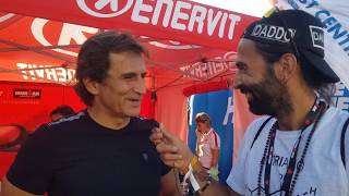 Ironman Italy 2018 intervista ad Alex Zanardi [upl. by Lukin]