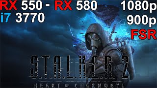 STALKER 2 Heart of Chornobyl  RX 550  RX 580 i7 3770 [upl. by Odlanyer]