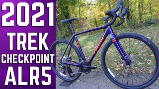 Ready for Adventure  2021 Trek Checkpoint ALR 5 Aluminum Gravel Bike Review and Weight [upl. by Alberik]