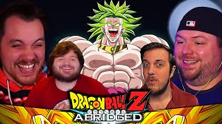 Reacting to DBZ Abridged Broly MOVIE Without Watching Dragon Ball Z [upl. by Ahsika]