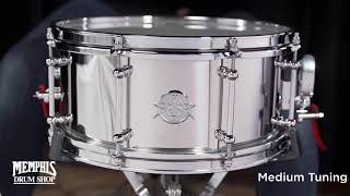 Dunnett Classic 14x65 Stainless Steel Snare Drum 6514SS8 [upl. by Anaert]