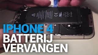 iPhone 4 batterij vervangen  Fixjenl [upl. by Annecorinne]