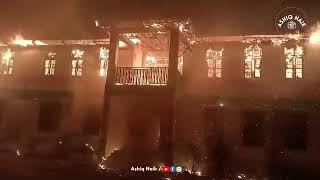 Mother her two children charred to dath in midnight blaze in Drabshala Kishtwar [upl. by Robma419]