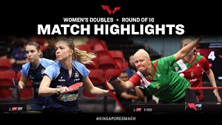 Christina KallbergLinda Bergstrom vs Dora MadaraszGeorgina Pota  WD R16  Singapore Smash 2023 [upl. by Ahsal]