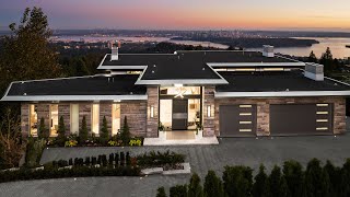 TOUR A MASSIVE 25 MILLION West Vancouver Luxury Home with the most incredible views [upl. by Langsdon]