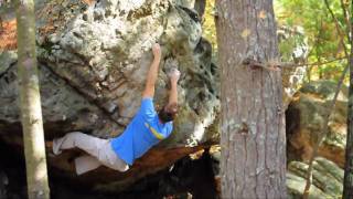 Tim Rose on Gullich Roof V12  Hunters PA [upl. by Enileve382]