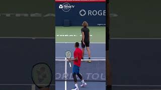 Nick Kyrgios INSANE Reflexes Vs Alexander Zverev 🤯 [upl. by Ahsirkal]