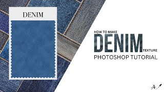 DENIM Fabric Rendering  Photoshop Pattern Tutorial [upl. by Heidi315]