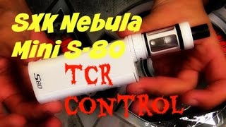 SXK Nebula mini S80 watt Box Mod Review [upl. by Naik]