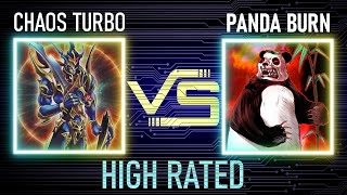 Chaos turbo vs Panda burn  High Rated  Goat Format  Dueling Book [upl. by Mannos384]