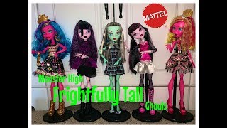 My Monster High Frightfully Tall Ghouls Collection✨ [upl. by Kinzer]