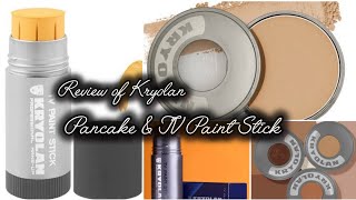 Review Of Kryolan TV Paint Stick and Pancake Apply Method Makeupbeauty44 [upl. by Razaile]