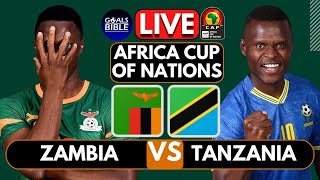 🔴ZAMBIA vs TANZANIA LIVE  AFCON 2024  Full Match LIVE Today [upl. by Cann]