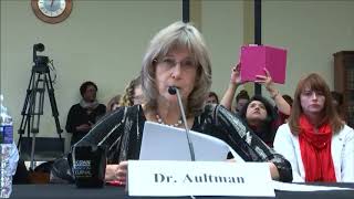 Dr Kathi Aultman Testimony  HR 490 [upl. by Ahsekal809]