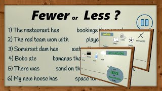 Fewer vs Less  Improve Your Grammar in Minutes  EasyTeaching [upl. by Inkster]