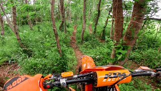 KTM 2 Stroke Enduro Riding [upl. by Mercier]