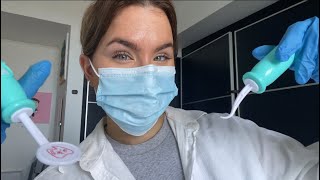 ASMR Dentist Roleplay  Light triggers picking and examining your teeth [upl. by Kcirdla619]