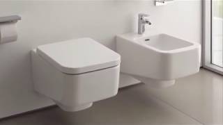 Wallhung Toilet Installation With LAUFEN Easyfit [upl. by Nims]