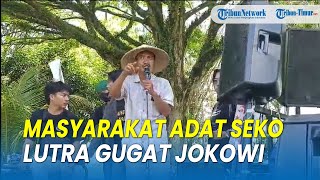 Anggap Jokowi Abai dengan Masyarakat Adat Aliansi Gerak Masa Tana Luwu Geruduk DPRD Lutra [upl. by Enilkcaj119]